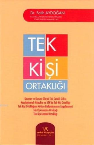 Tek Kişi Ortaklığı - Kitapiks.com