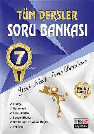 Tekiz Yayıncılık 7. Sınıf Tüm Dersler Soru Bankası