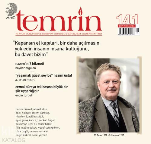 Temrin İki Aylık Edebiyat Dergisi Ocak - Şubat 2025 Bülteni Sayı:141
