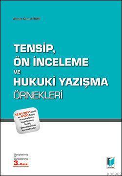 Tensip, Ön İnceleme ve Hukuki Yazışma Örnekleri - Kitapiks.com