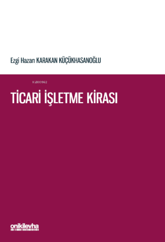 Ticari İşletme Kirası - Kitapiks.com