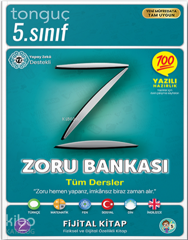 Tonguç Akademi 5. Sınıf Zoru Bankası Tüm Dersler - Kitapiks.com