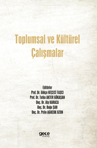 Toplumsal ve Kültürel Çalışmalar