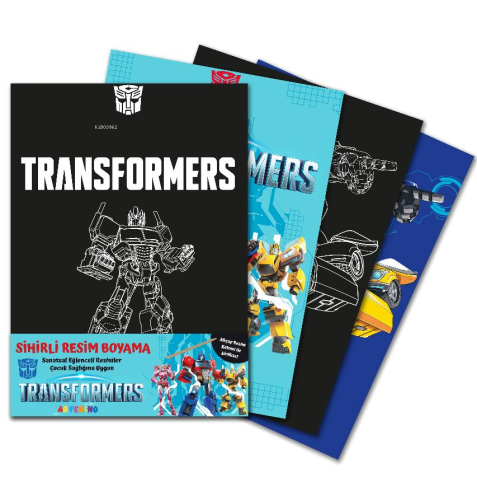 Transformers Sihirli Resim Boyama - Sihirli Resim Boyama - Kitapiks.co