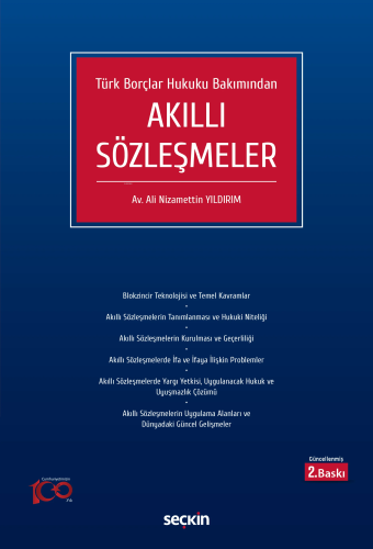 Türk Borçlar Hukuku Bakımından Akıllı Sözleşmeler - Kitapiks.com