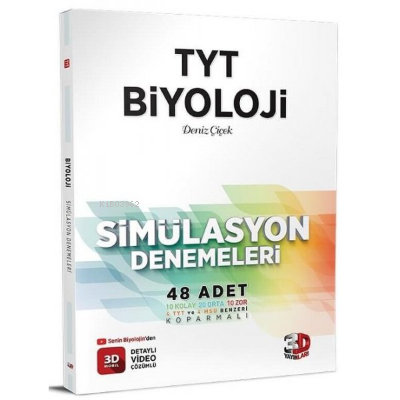 Tyt 3D Sımulasyon Bıyolojı Denemelerı - Kitapiks.com