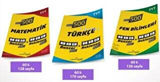 Tyt Kamp 500 Seti (Türkçe+Mat+Fen) /Canım Hocam