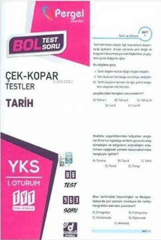 TYT Tarih Çek Kopar Testler - Kitapiks.com