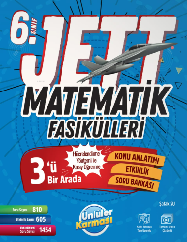 Ünlüler Karması Yayınları 6.Sınıf Jett Matematik Fasiküller Soru Bankası