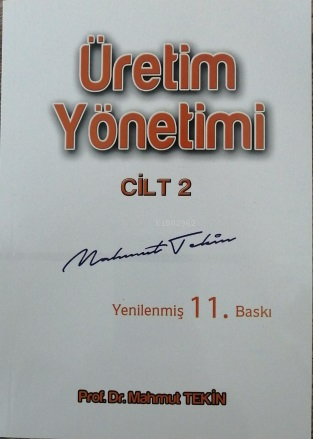 Üretim Yönetimi Cilt 2 - Kitapiks.com