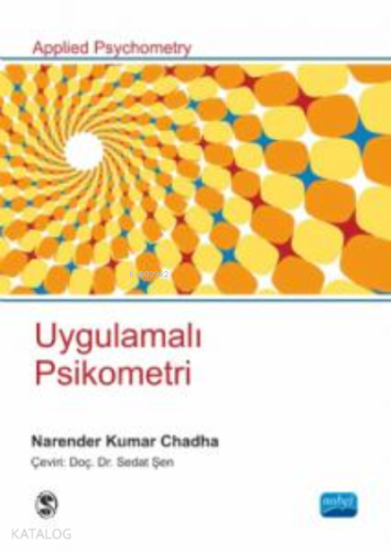 Uygulamalı Psikometri;Applied Psychometry
