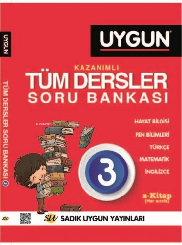Uygun - 3.Sınıf Tüm Dersler Kazanımlı Soru Bankası