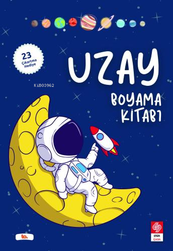 Uzay Boyama Kitabı (23 Çıkartma Hediye)
