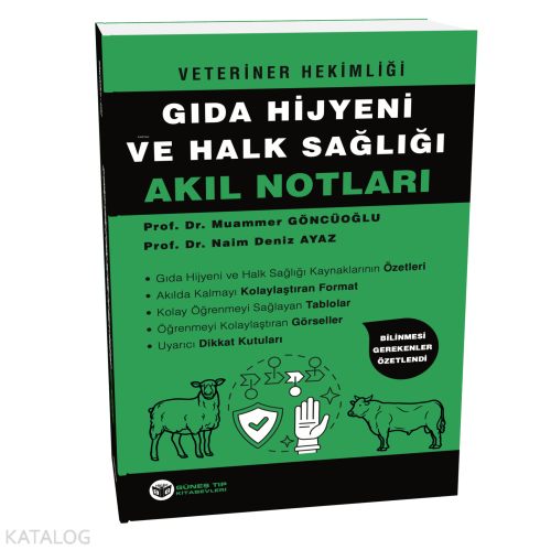 Veteriner Hekimliği Gıda Hijyeni ve Halk Sağlığı Akıl Notları - Kitapi
