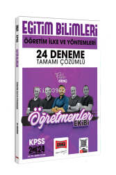 Yargı Yayınları 2024 KPSS Eğitim Bilimleri Öğretmenler Ekibi Öğretim İlke ve Yöntemleri Tamamı Çözümlü 24 Deneme