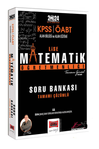 Yargı Yayınları 2024 ÖABT Lise Matematik Öğretmenliği Soru Bankası - K
