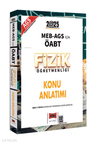 Yargı Yayınları 2025 MEB-AGS ÖABT Fizik Öğretmenliği Konu Anlatımı