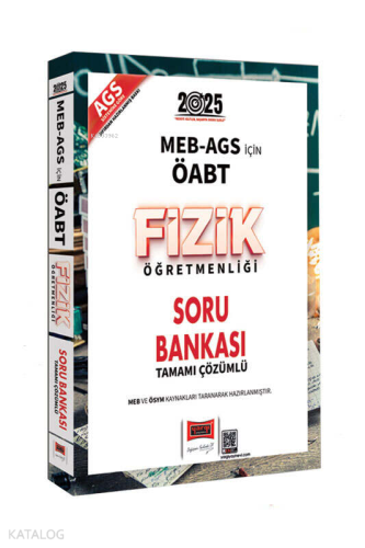 Yargı Yayınları 2025 MEB-AGS ÖABT Fizik Öğretmenliği Soru Bankası - Ki