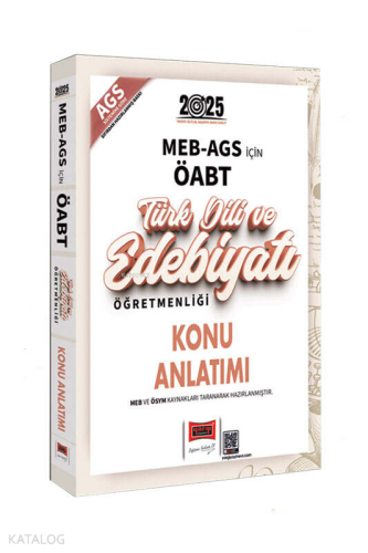 Yargı Yayınları 2025 MEB-AGS ÖABT Türk Dili ve Edebiyatı Öğretmenliği Konu Anlatımı