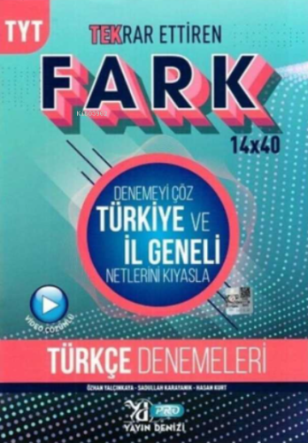 Yayın Denizi Tyt Pro Fark Deneme Türkçe - 2021 - Kitapiks.com