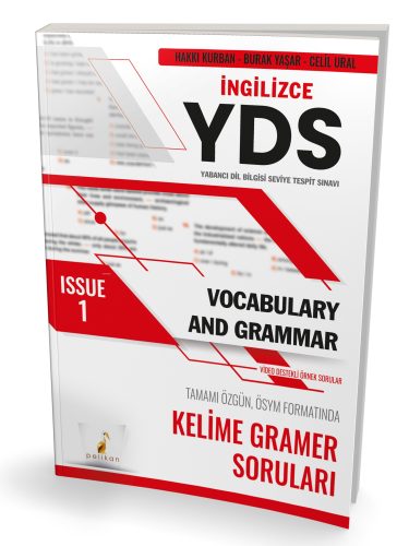 YDS İngilizce Vocabulary and Grammar Issue 1 - Kitapiks.com