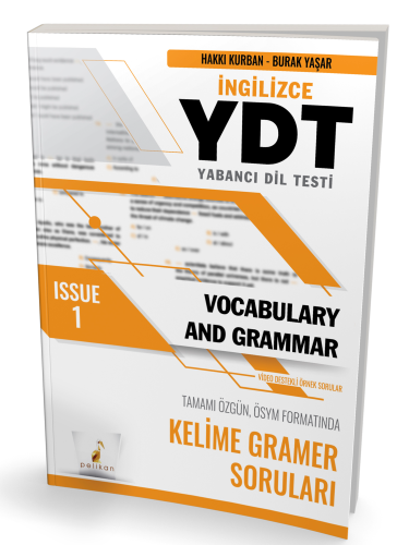 YDT İngilizce Vocabulary and Grammar Issue 1 - Kitapiks.com