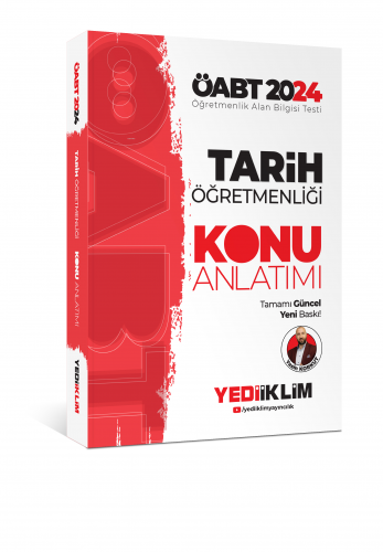 Yediiklim Yayınları 2024 ÖABT Tarih Öğretmenliği Konu Anlatımı