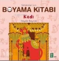 Yetişkinler İçin Boyama Kitabı; Kedi - Kitapiks.com