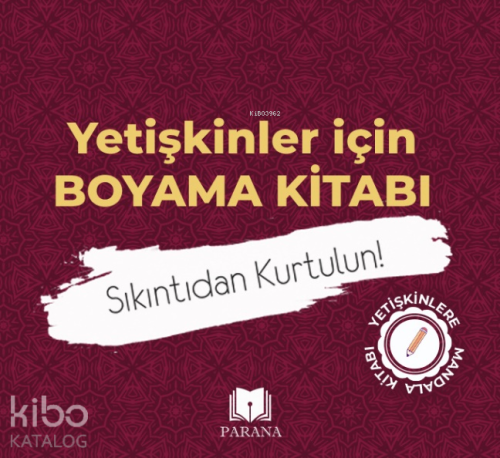 Yetişkinler İçin Boyama Kitabı - Kitapiks.com