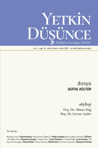 Yetkin Düşünce: 24. Sayı