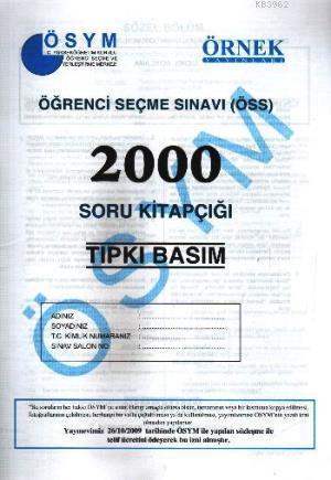 YGS 2011 Soru Kitapçığı (Tıpkı Basım) - Kitapiks.com