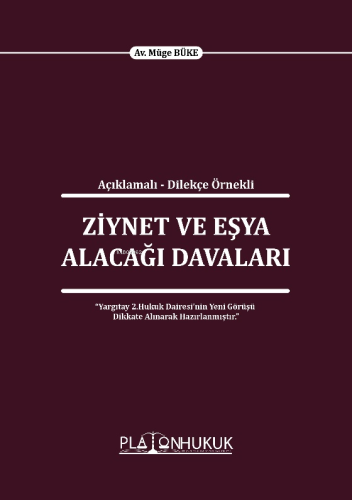Ziynet Ve Eşya Alacağı Davaları - Kitapiks.com